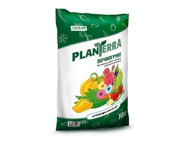 Почвогрунт БиоМастер Plan Terra Универсальный для садово-огородных растений 10 л. 